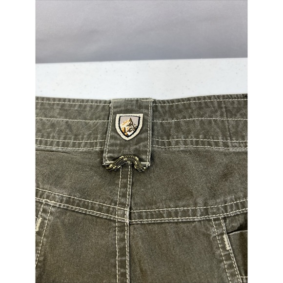 Kuhl Renegade Men's Olive Green Utility Cargo Hiking Trail Shorts Size 36 - Picture 12 of 16